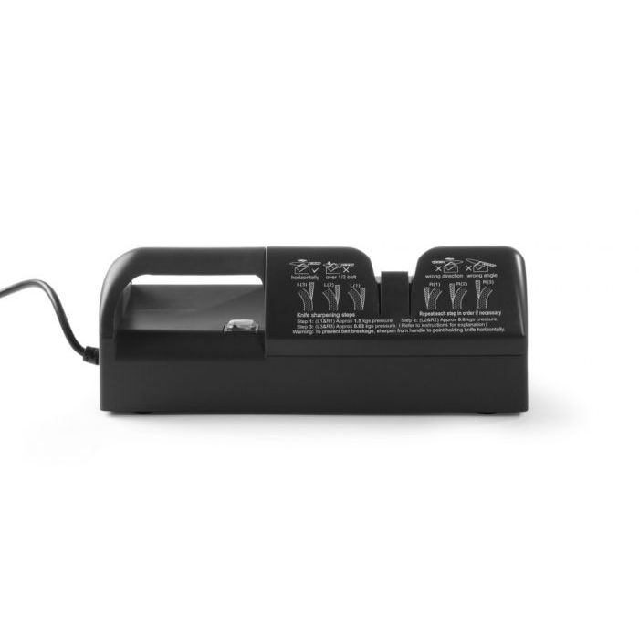 Electric belt knife sharpener top