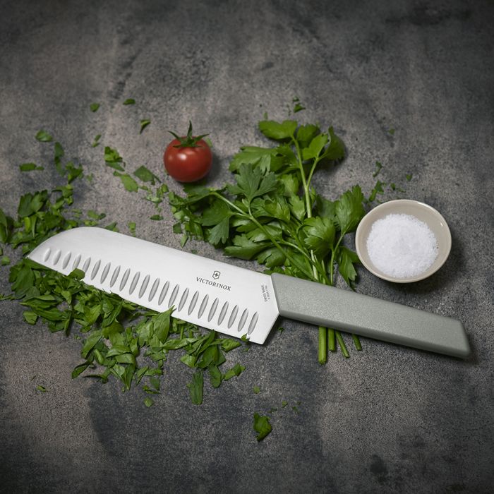 Swiss modern santoku knife best sale