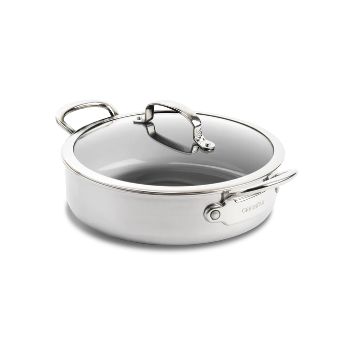 Greenpan Premiere Skillet Covered 26cm 3.8L KitchenKnives