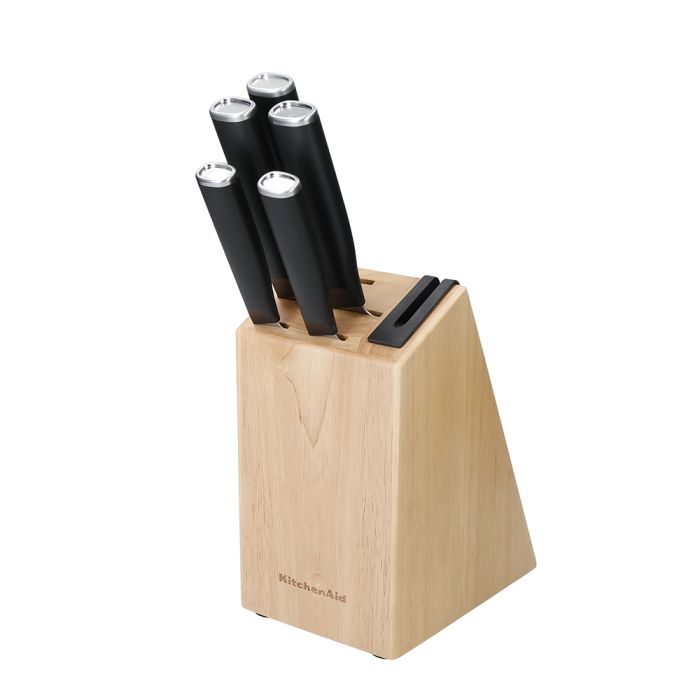 Knife block with best sale sharpener