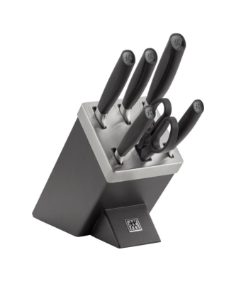 Zwilling All Star Sharp 7 Piece Knife Block - Grey (1022568)