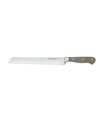 Wusthof Classic Colour Precision Double Serrated Bread Knife 23cm Velvet Oyster (WT1061706123)