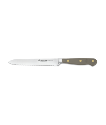 Wusthof Classic Colour Serrated Utility Knife 14cm Velvet Oyster (WT1061708114)