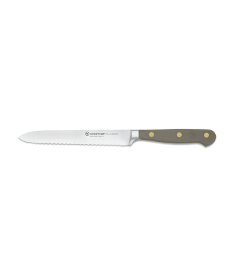Wüsthof Classic Colour Serrated Utility Knife 14cm Velvet Oyster (WT1061708114)