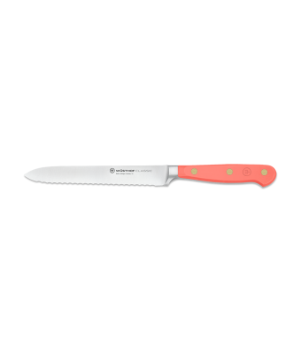 Wüsthof Classic Colour Serrated Utility Knife 14cm Coral Peach (WT1061708314)