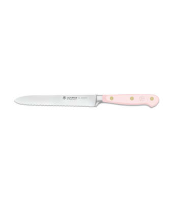 Wusthof Classic Colour Serrated Utility Knife 14cm Pink Himalayan Salt (WT1061708414)