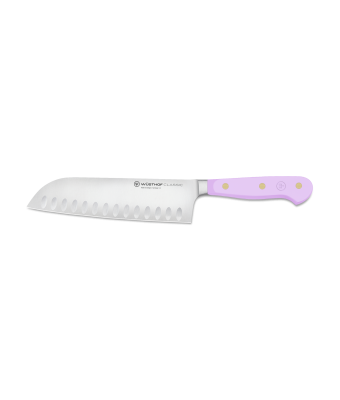 Wusthof Classic Colour Santoku with Hollow Edge Knife 17cm Purple Yam (WT1061731417)