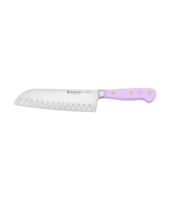 Wüsthof Classic Colour Santoku with Hollow Edge Knife 17cm Purple Yam (WT1061731417)