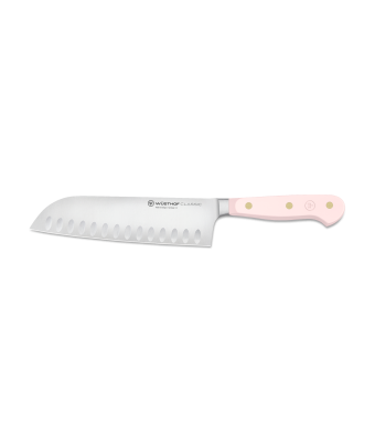 Wusthof Classic Colour Santoku with Hollow Edge Knife 17cm Pink Himalayan Salt (WT1061731617)