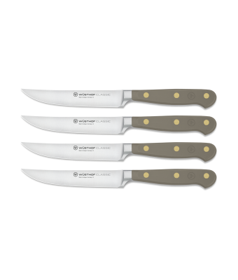 Wüsthof Classic Colour 4-piece Steak Knife Set Velvet Oyster (WT1061760401)