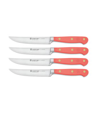 Wusthof Classic Colour 4-piece Steak Knife Set Coral Peach (WT1061760403)