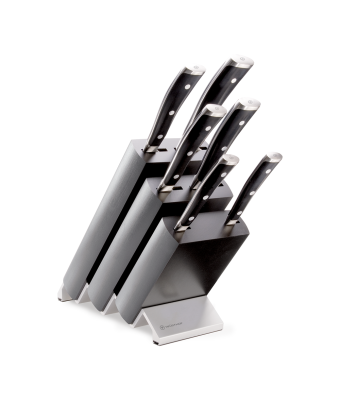 Wusthof Classic Ikon 6pc Knife Block Black Ash (WT1090370601)