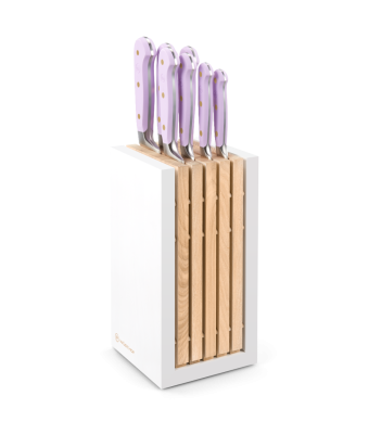 Wusthof Classic Colour 8-piece Designer Knife Block Set Purple Yam (WT1091770712)