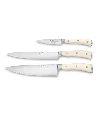 Wusthof Classic Ikon Cream 3pc Knife Set (WT1120460301)