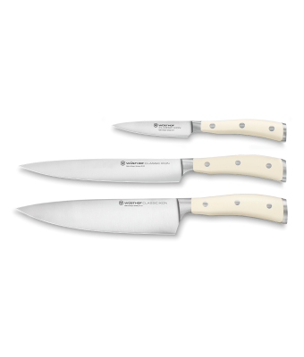Wüsthof Classic Ikon Cream 3pc Knife Set (WT1120460301)