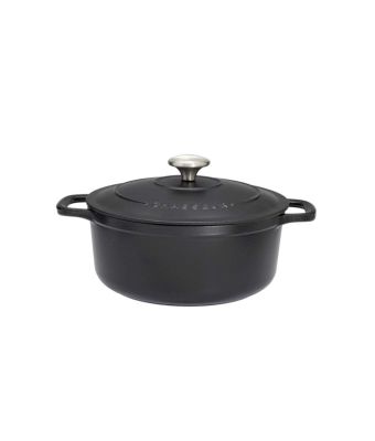 Chasseur 20cm Round Casserole Matt Black (11832001)