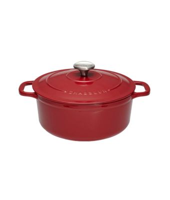 Chasseur 24cm Round Casserole Chilli Red (11832458)