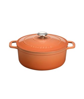 Chasseur 24cm Round Casserole Tangerine (11832475)