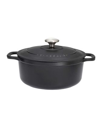 Chasseur 28cm Round Casserole Matt Black (11832801)