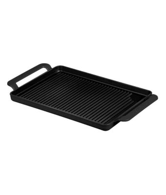 Chasseur 42 x 24cm Rectangular Grill Pan Matt Black (11833601)