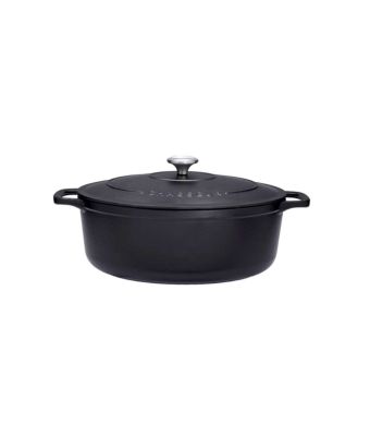 Chasseur 25cm Oval Casserole Matt Black (11847251)