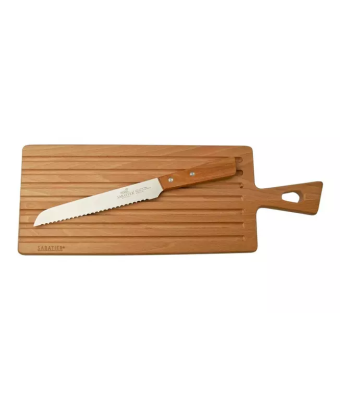 Lion Sabatier® Beech Bread Board & Bread Knife Set (173324)
