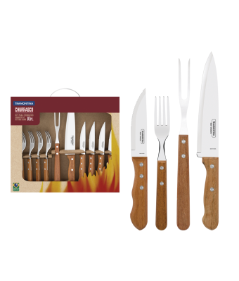 Tramontina Churrasco Steak and Carving 10 Piece Set (22399037)