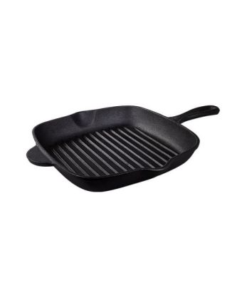 Tramontina Cast Iron 27cm Square Griddle Pan - Ribbed (31700019)