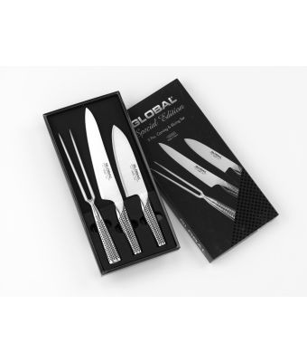 Global 3-Piece Kazoku HYBRID Knife Set