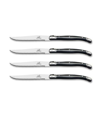 Laguiole Grey Steak Knife 11.5cm, 4 Piece Set