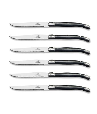 Laguiole Grey Steak Knife 11.5cm, 6 Piece Set