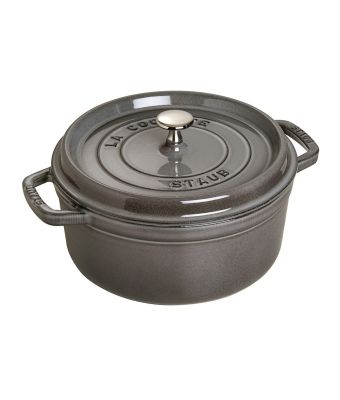 Staub Cast Iron Cocotte 24cm Graphite Grey (40500-246-0)