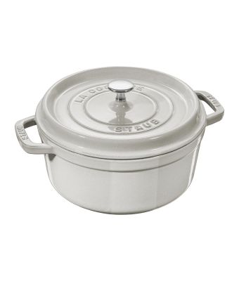 Staub Cast Iron Cocotte 20cm White Truffle (40501-410-0)