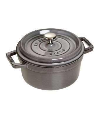 Staub Cast Iron Cocotte 20cm Graphite Grey (40509-304-0)