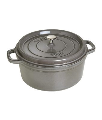 Staub Cast Iron Cocotte 26cm Graphite Grey (40509-312-0)