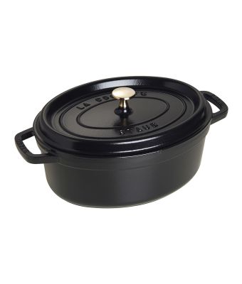 Staub Cast Iron Cocotte Oval 29cm Black (40509-315-0)