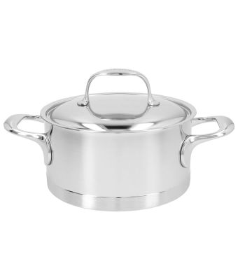 Demeyere Atlantis 7 18cm 18/10 Stainless Steel Stew Pot With Lid (40850-138-0)