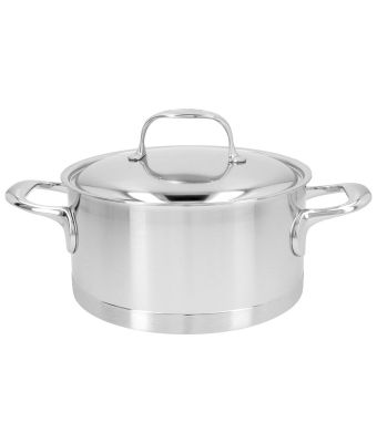 Demeyere Atlantis 7 20cm 18/10 Stainless Steel Stew Pot With Lid (40850-139-0)