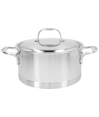 Demeyere Atlantis 7 22cm 18/10 Stainless Steel Stew Pot With Lid (40850-140-0)