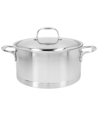 Demeyere Atlantis 7 24cm 18/10 Stainless Steel Stew Pot With Lid (40850-141-0)