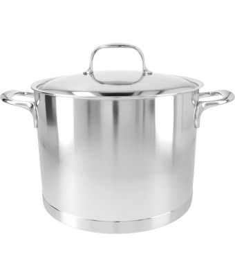 Demeyere Atlantis 7 20cm 18/10 Stainless Steel Stock Pot With Lid (40850-144-0)