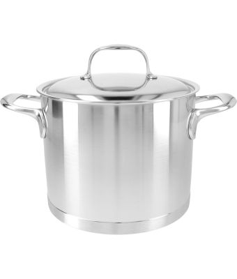 Demeyere Atlantis 7 24cm 18/10 Stainless Steel Stock Pot With Lid (40850-143-0)