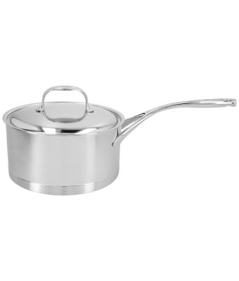 Demeyere Atlantis 7 20cm 18/10 Stainless Steel Sauce Pan With Lid (40850-340-0)