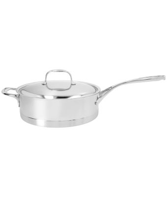 Demeyere Atlantis 7 28cm 18/10 Stainless Steel Saute Pan With Lid (40850-344-0)