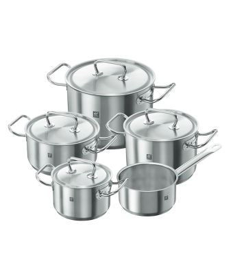 Zwilling Twin Classic 5 Piece 18/10 Stainless Steel Pot Set (40901-001-0)