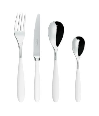 Grunwerg Yin & Yang White 44 Piece Cutlery Set
