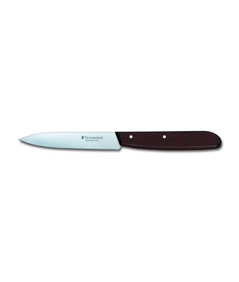 Victorinox Wood 10cm Paring Knife with Pointed Tip (50700)