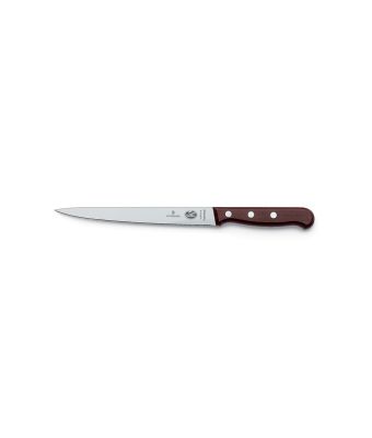 Victorinox Wood 18cm Filleting Knife with Flexible Narrow Blade (5381018)