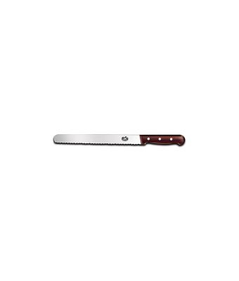 Victorinox Wood 36cm Slicing Knife with Rounded Tip & Serrated Edge (5423036)