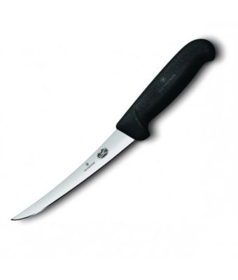 Victorinox Fibrox 12cm Boning Knife Narrow Curved Blade (5660312)
